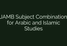 JAMB Subject Combination for Arabic and Islamic Studies 